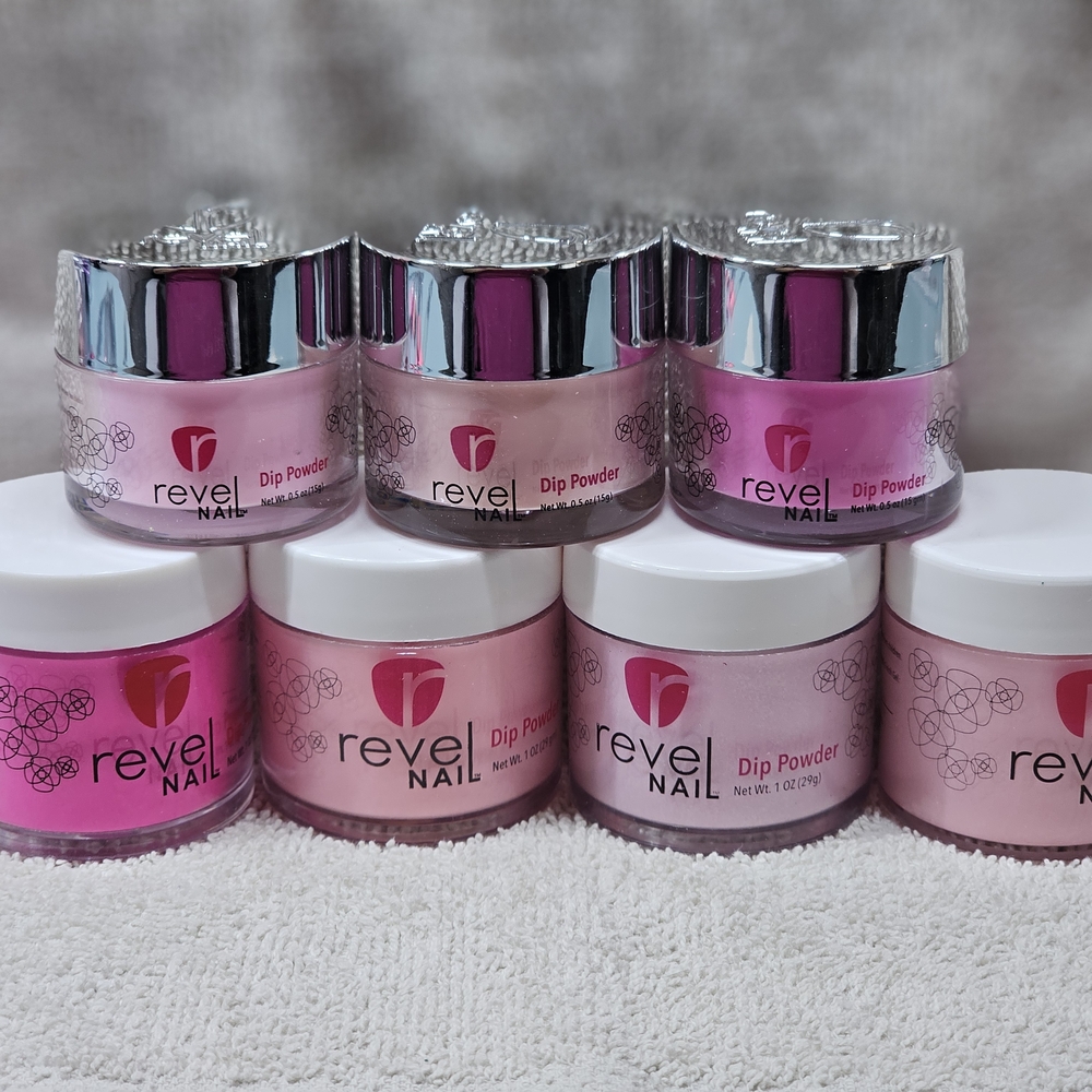 Revel Nail Pink Dip Powder Set - Assorted Pink Shades